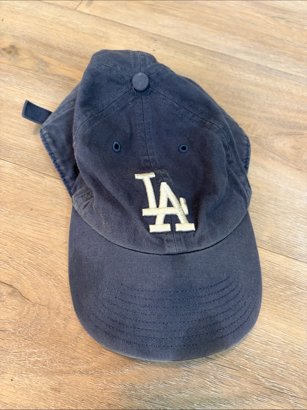 47 Youth LA Cap in Navy with White Dodgers Logo